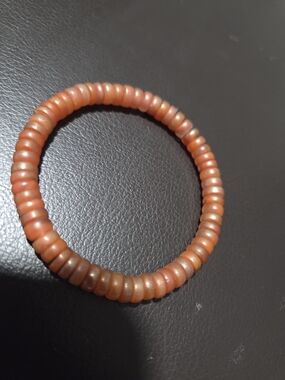 Natural Orange Agate Bracelet